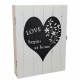 Кутия за ключове Love begins at home на супер цена от Neostyle.bg